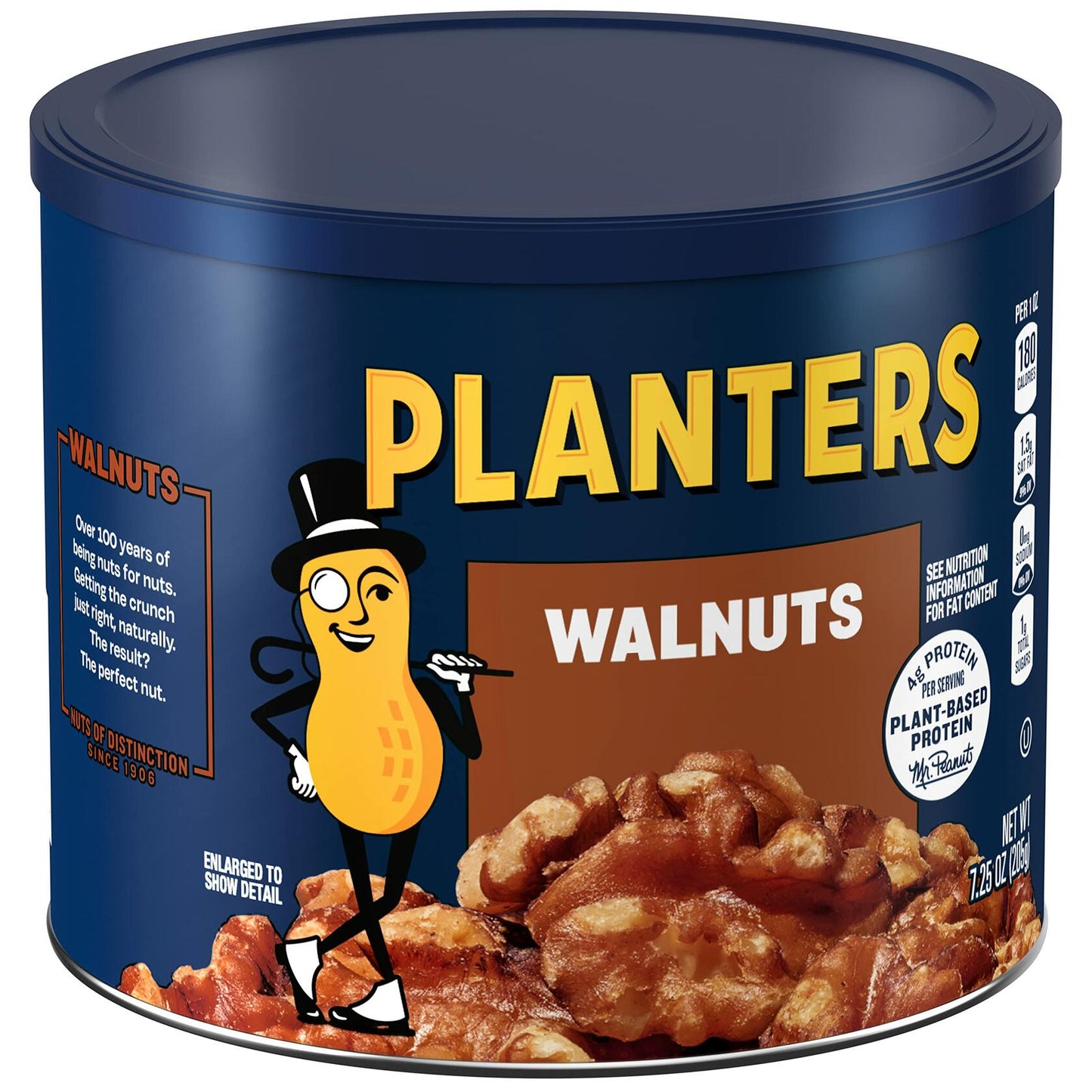 BestBy02/25 PLANTERS Walnuts Individual Nut Snack Pack 7.25oz - Pack of 1