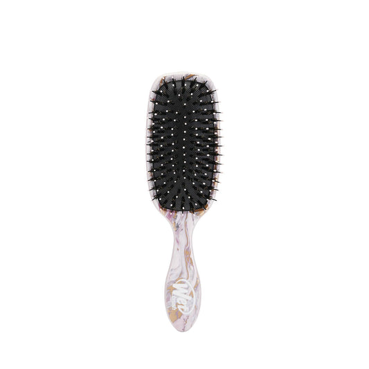 Wet Brush Marble Bronze Shine Enhancer Paddle Brush - Detangler with Argan Oil