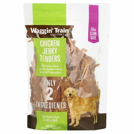 BB03/26 Waggin Train Chicken Jerky Dog Treats 36oz High Protein Grain-Free USA