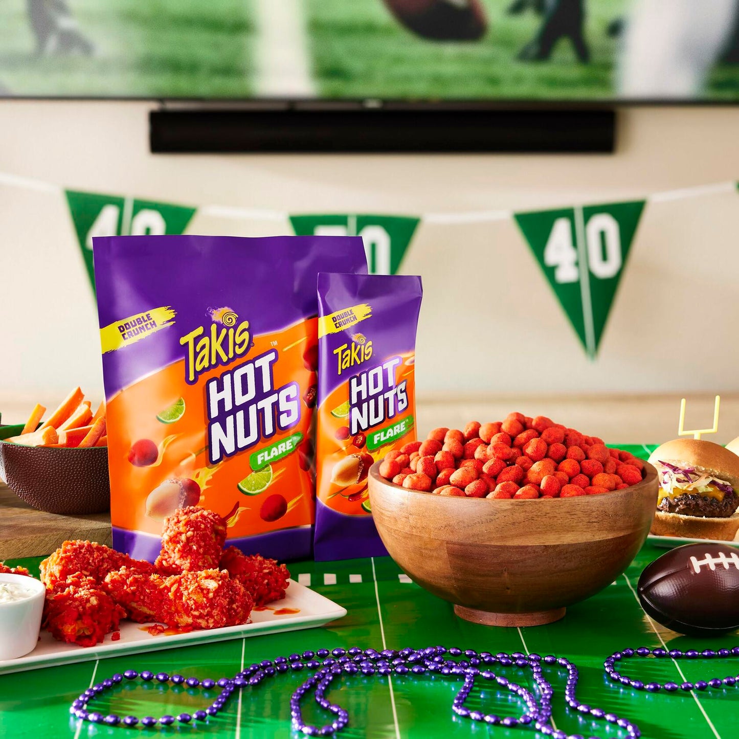 BB01/25 Takis Flare Hot Nuts 15.02 oz Sharing Size Resealable Bag