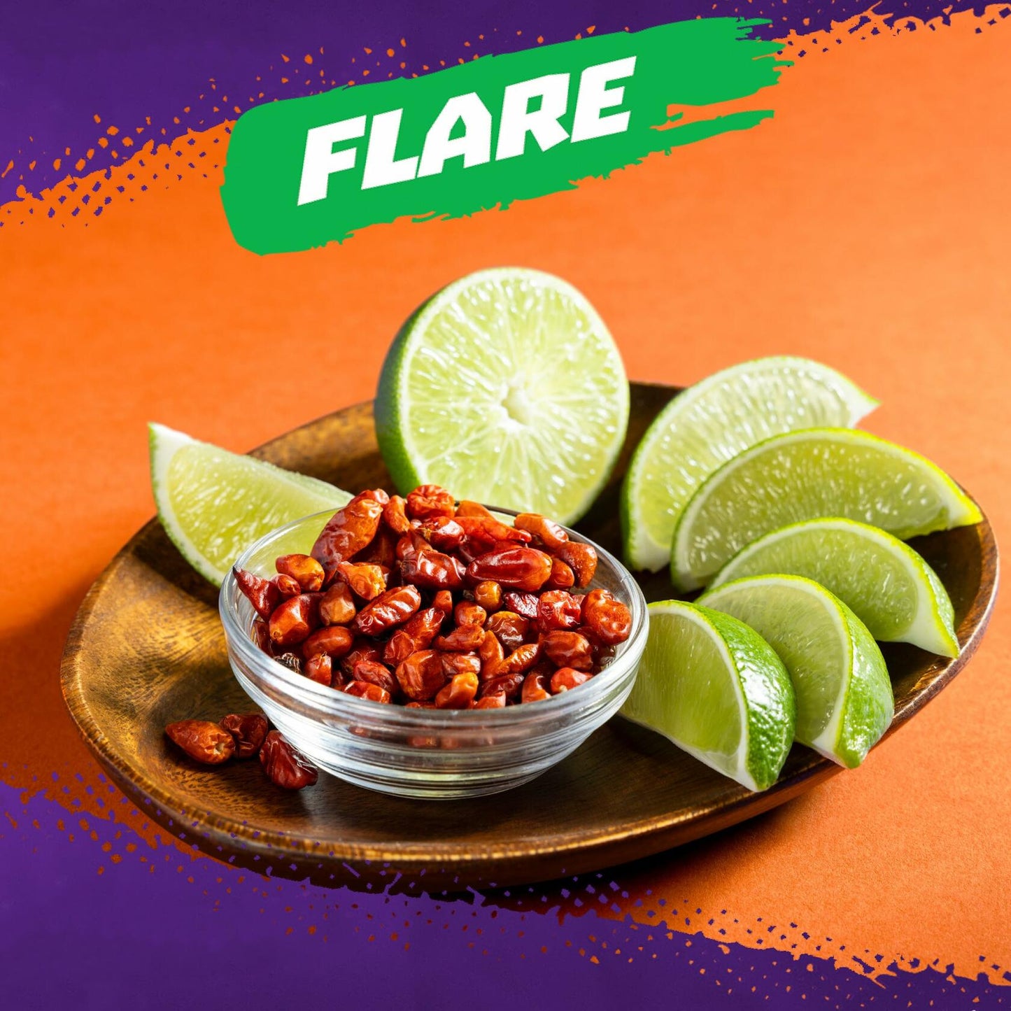BB01/25 Takis Flare Hot Nuts 15.02 oz Sharing Size Resealable Bag