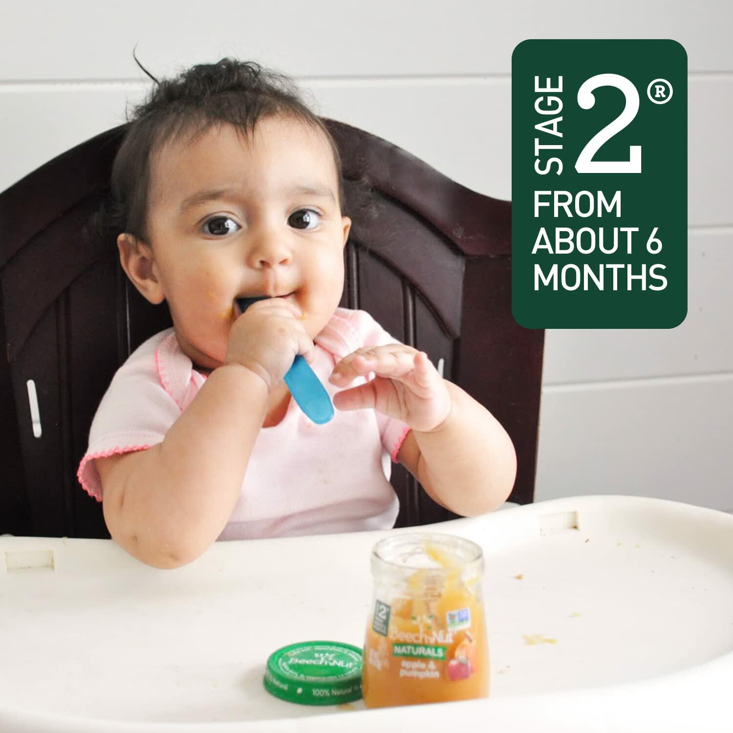 BestBy01/25 Beech-Nut BabyFood Pouches Zucchini Spinach Banana 3.5oz 12 Pack New