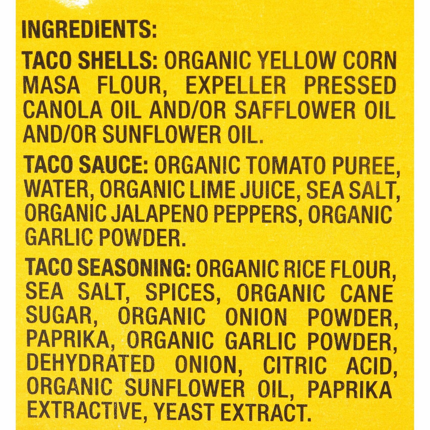 Garden of Eatin' Yellow Corn Taco Shells Dinner Kit 12 Count 9.4 Oz