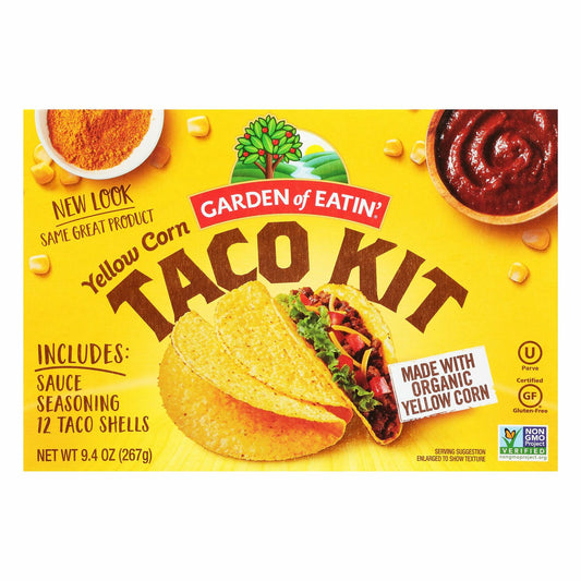 Garden of Eatin' Yellow Corn Taco Shells Dinner Kit 12 Count 9.4 Oz