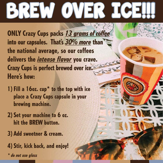 BB12/25 Crazy Cup Decaf Toasty Texas Pecan Coffee Pods 22 Count K-Cup Compatible