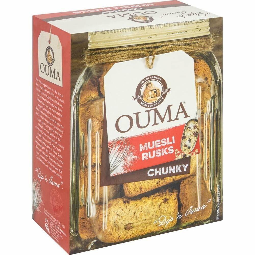 BB04/25 Ouma Muesli Rusks 500g - Delicious, Crunchy, Nutritious
