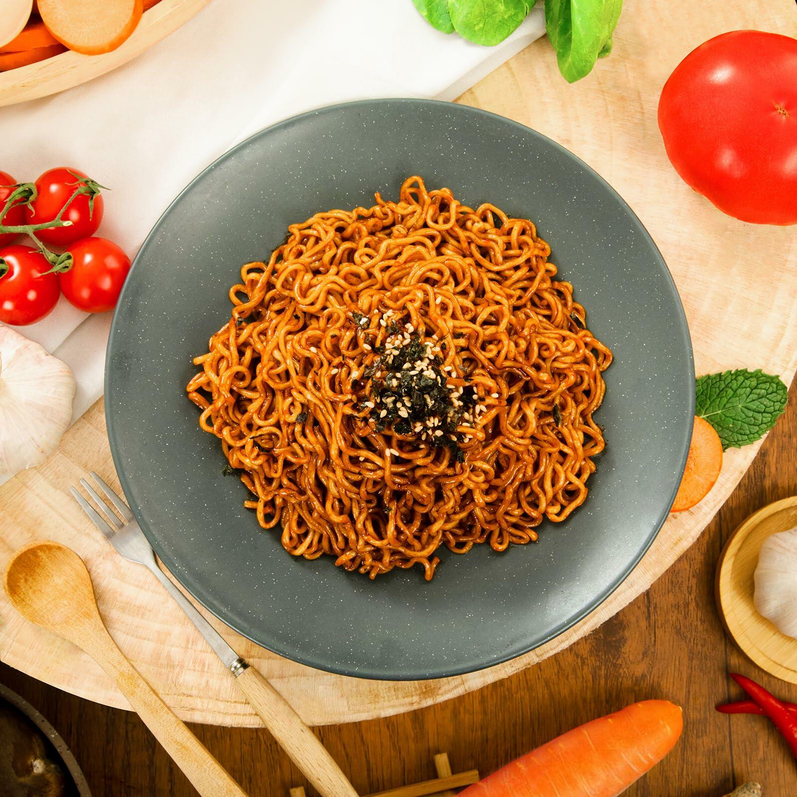 BestBy03/25 BaiXiang Korean Spicy Hot Flavor Ramen Noodles, Pack of 5, Instant