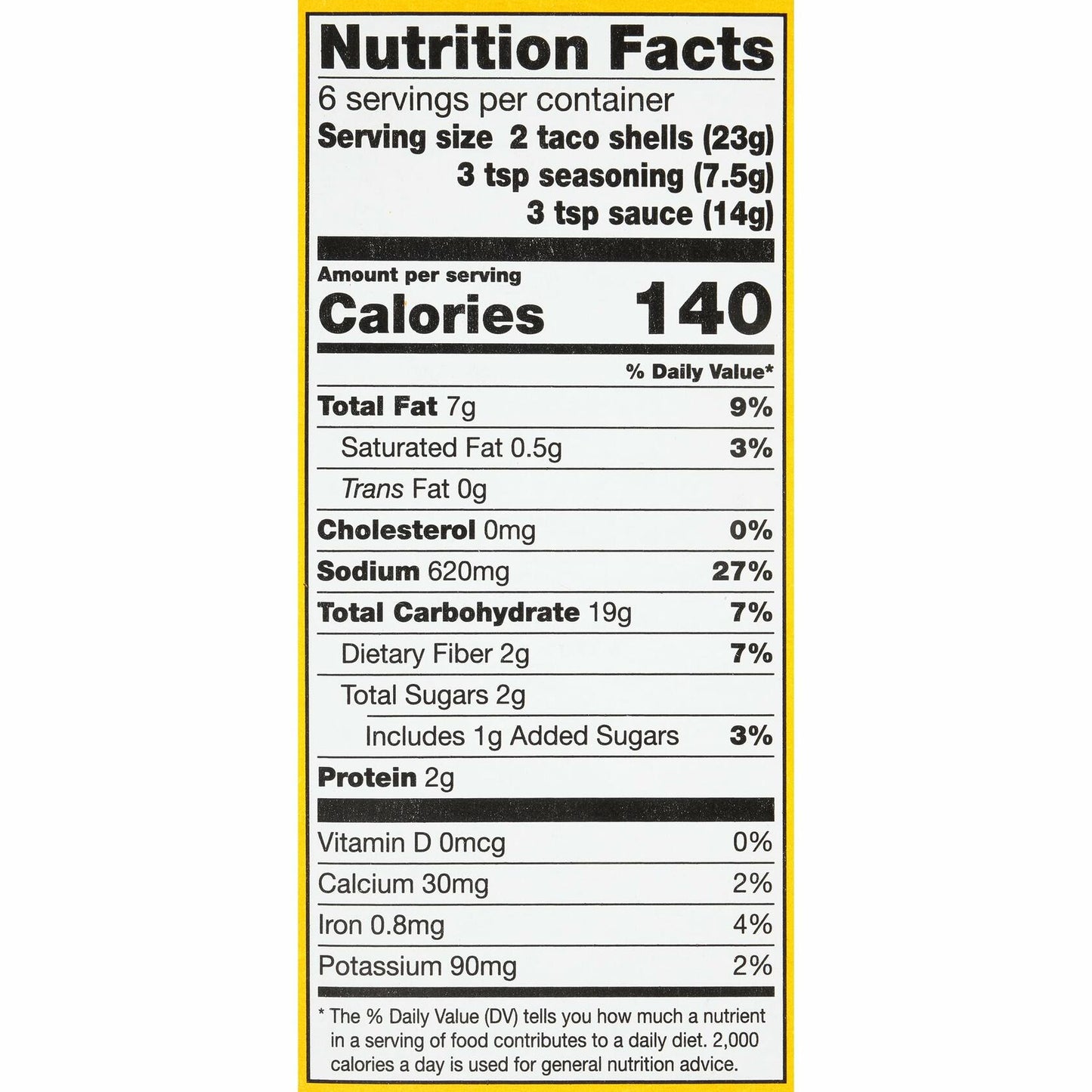 Garden of Eatin' Yellow Corn Taco Shells Dinner Kit 12 Count 9.4 Oz