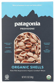 BestBy06/26 PATAGONIA PROVISIONS Organic Shells, 12 OZ - Organic Pasta