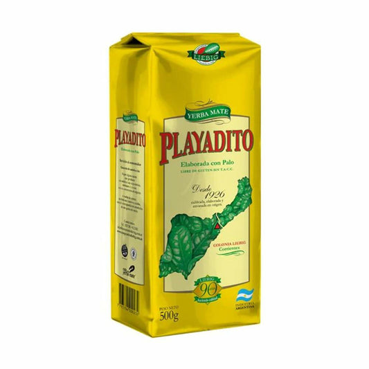 BB11/26 Playadito Yerba Mate Suave 1kg Argentina - Traditional with Stems