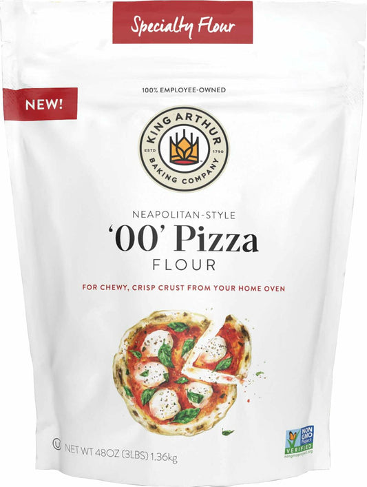 BestBy05/25 King Arthur 00 Pizza Flour 3 lbs Non-GMO Premium American Wheat
