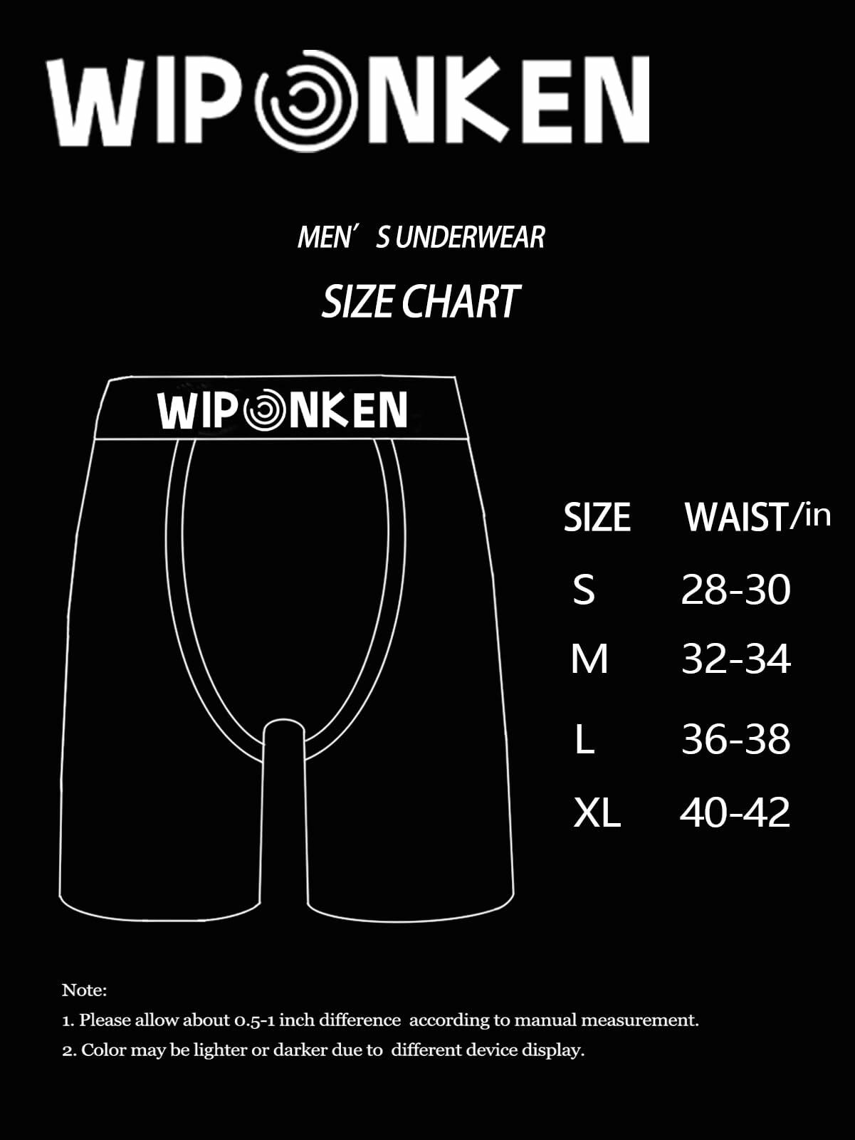 WIPONKEN Men's Boxer Briefs Camouflage Moisture Wicking No-Fly Underwear, Size M