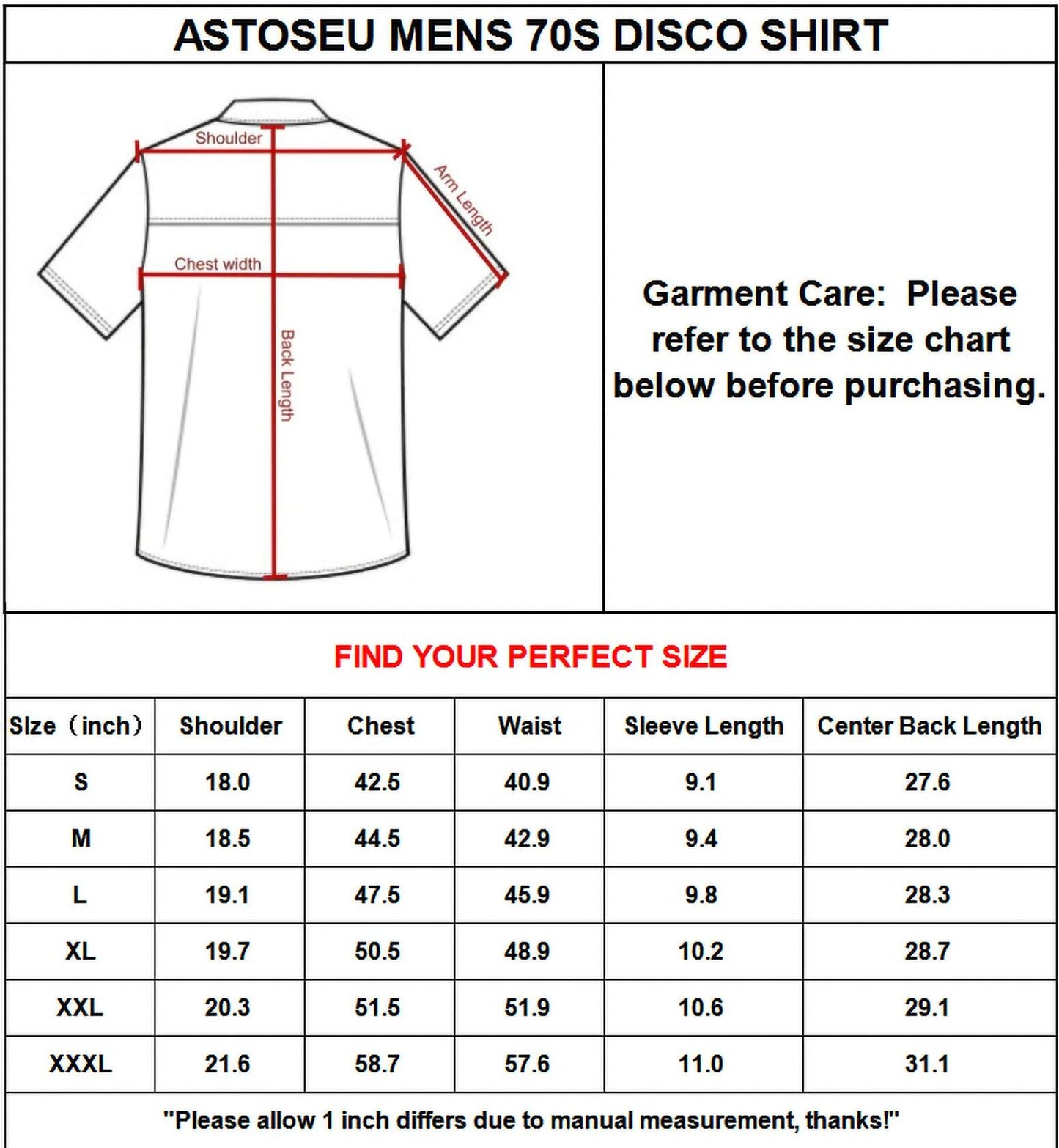AstoSeu Mens Silver Sequin Dress Shirt Short Sleeve Size XL