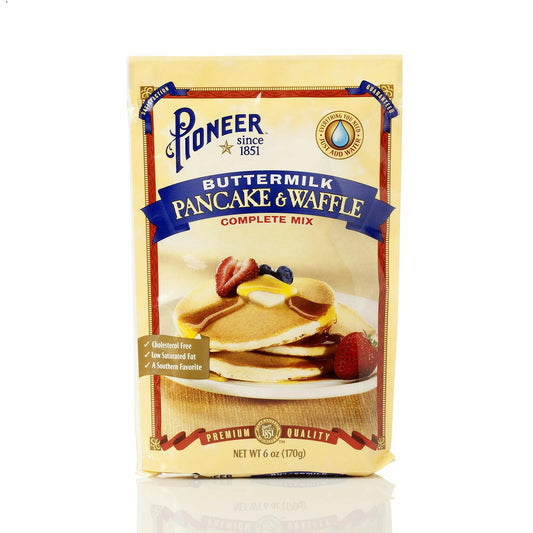 Pioneer Buttermilk Pancake Mix 6oz Pack of 12 - Complete Mix