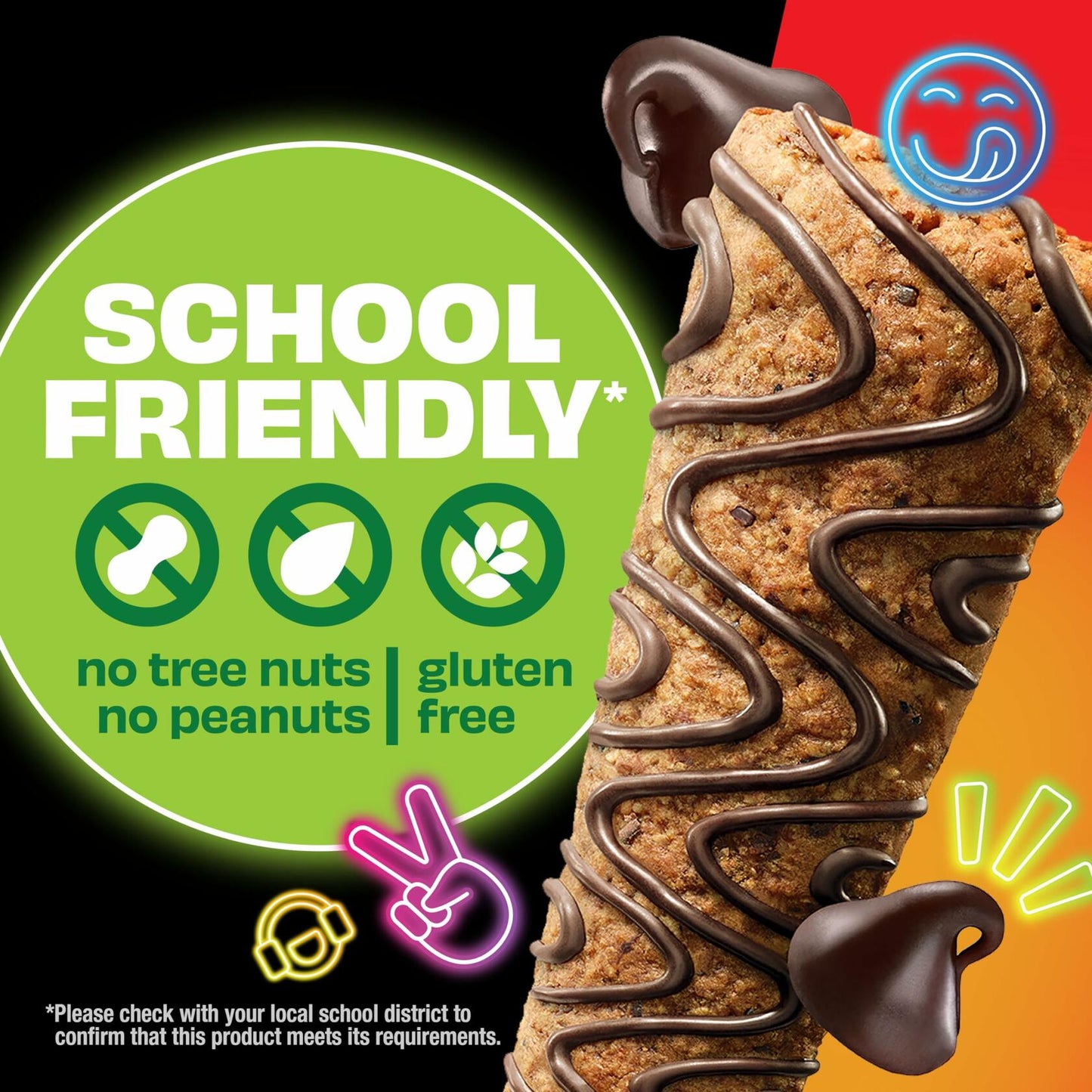 BestBy12/24 KIND Kids Chocolate Chip Snack Bars Nut & Gluten Free 40 Count