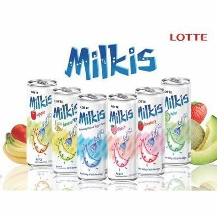BestBy06/26 LOTTE Milkis Soda Beverage 8.5oz Pack of 6 Original Flavor