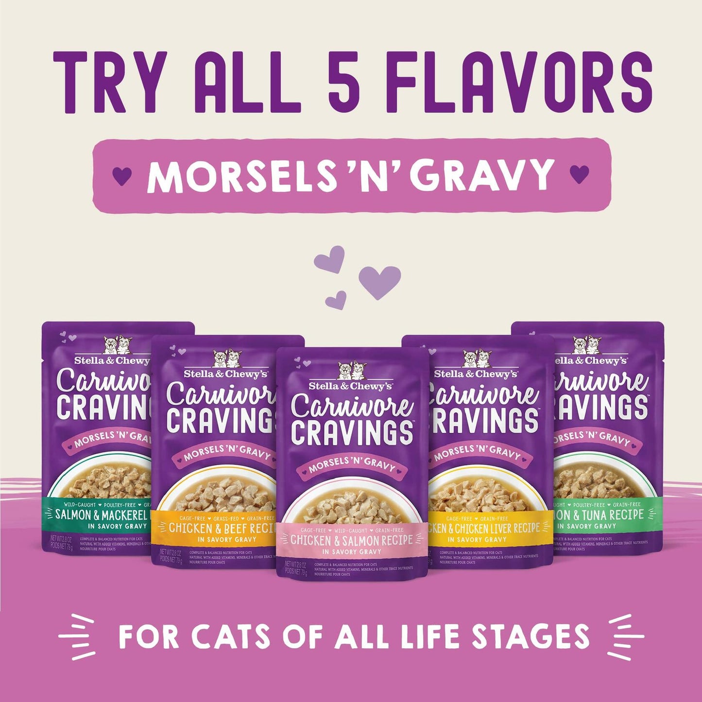 BestBy04/25 Stella & Chewy’s Carnivore Cravings Salmon & Tuna Wet Cat Food