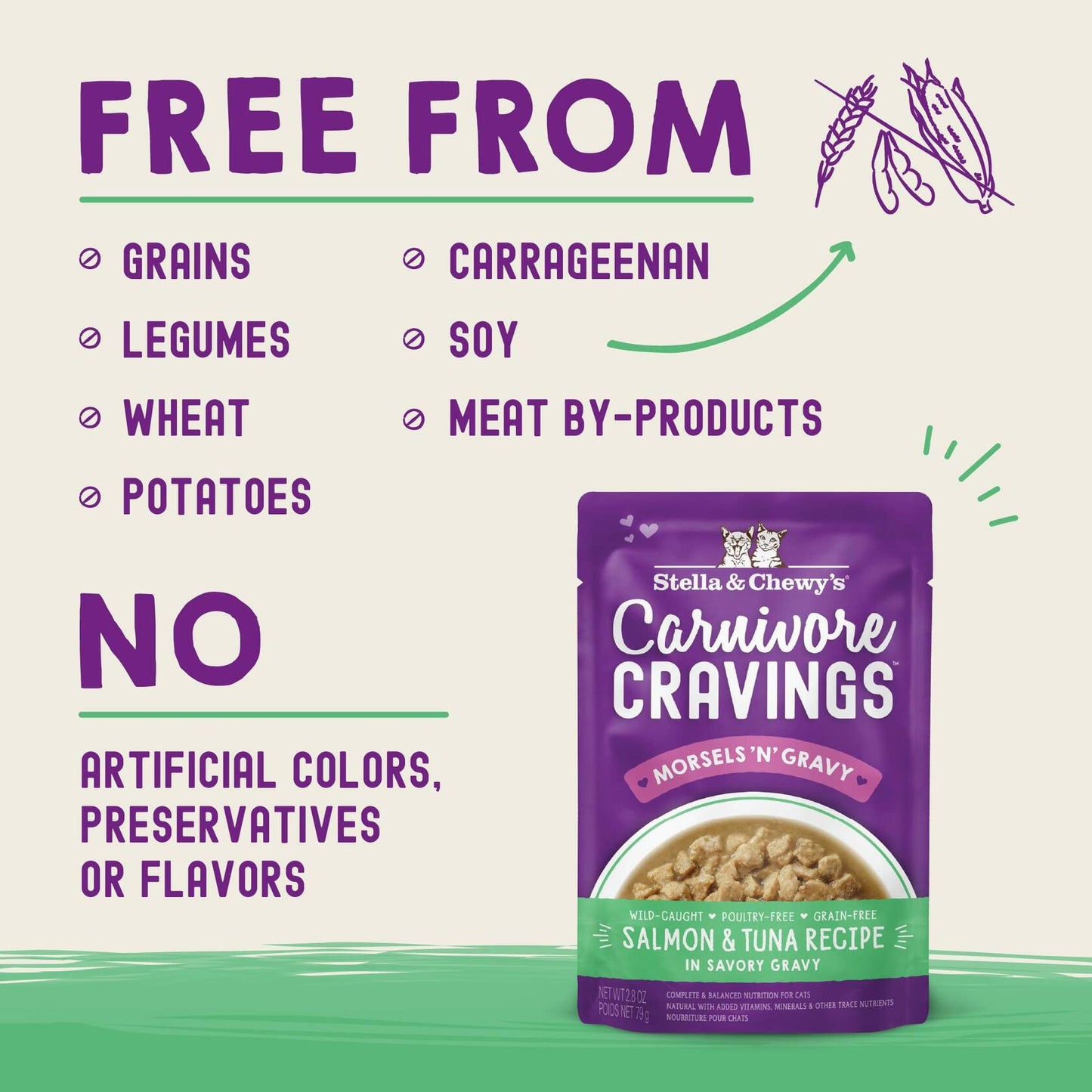 BestBy04/25 Stella & Chewy’s Carnivore Cravings Salmon & Tuna Wet Cat Food