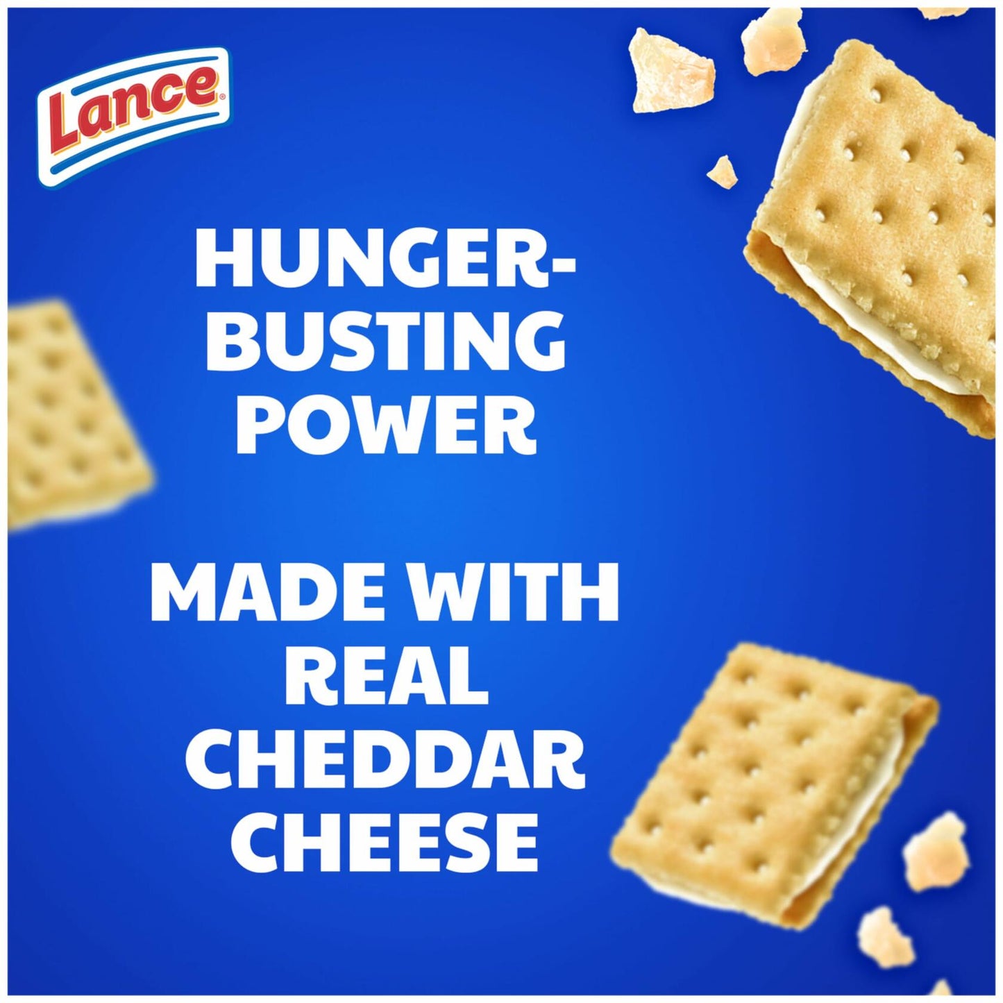 BB12/24 Lance Captain's Wafers White Cheddar Sandwich Crackers 10 Packs 6ct