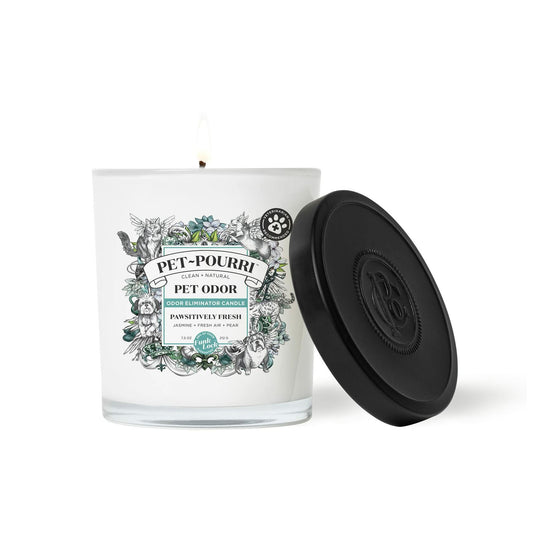 Pet-Pourri Pawsitively Fresh Pet Deodorizer Candle 7.5oz Vet Approved