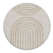 Knibeo Rainbow Mouse Pad 7.9x7.9in Round Waterproof Special Education Gift