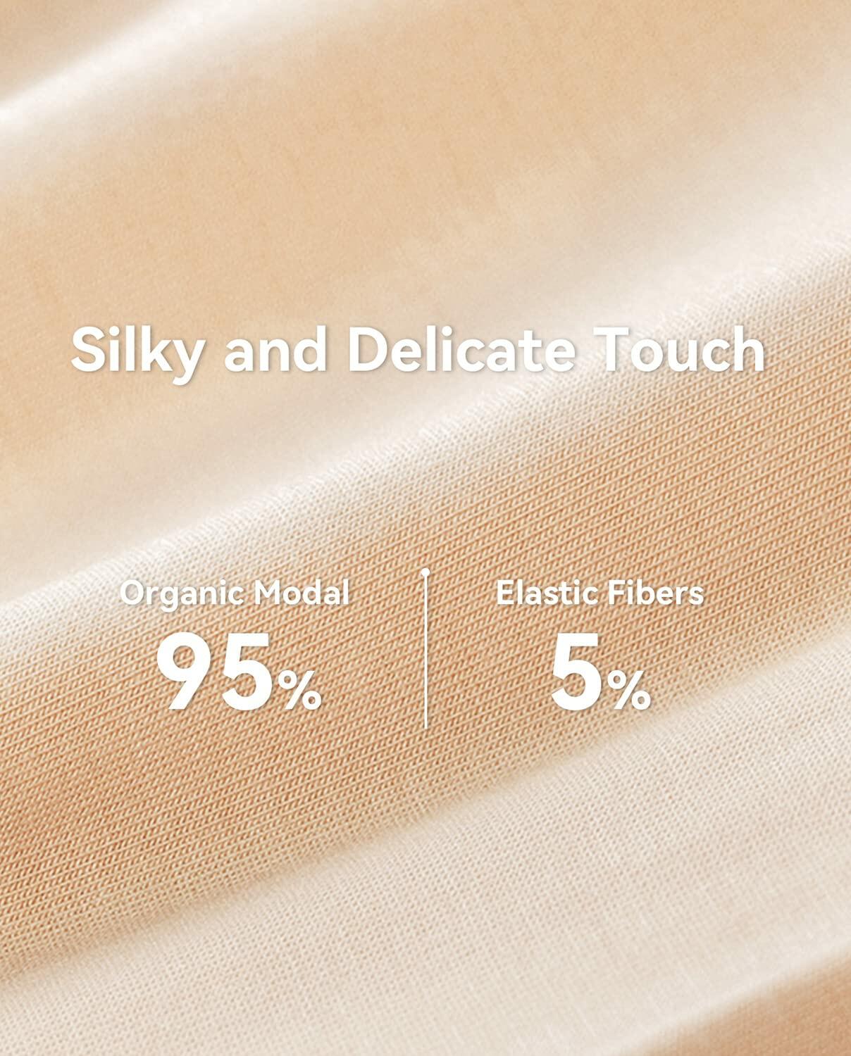 Reshinee Organic Micro Modal Women's Full Briefs 3 Pack Soft Breathable Panties