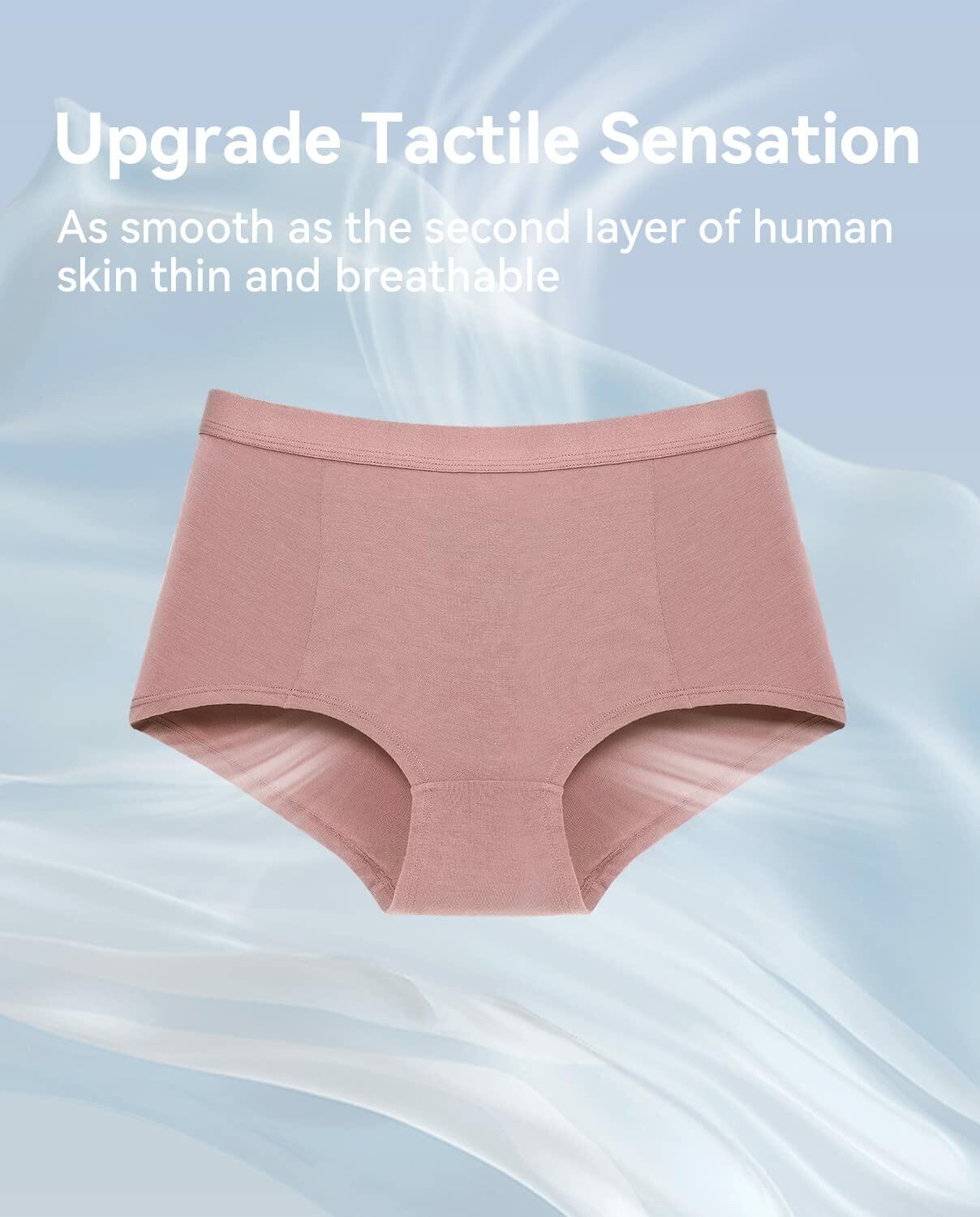 Reshinee Organic Micro Modal Women's Full Briefs 3 Pack Soft Breathable Panties