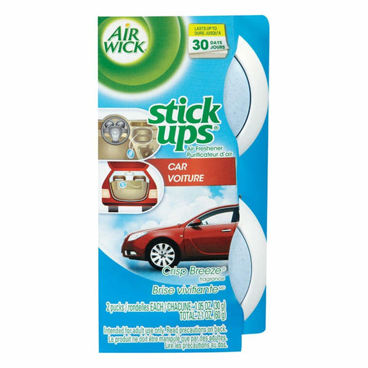Air Wick Stick Ups Crisp Breeze Air Freshener 2ct Pack of 12 Fresh Scent