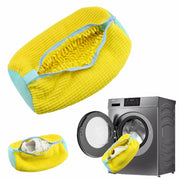 Generic Laundry Bag Yellow 1PCS Zipper Mesh Bag for Washing Machine