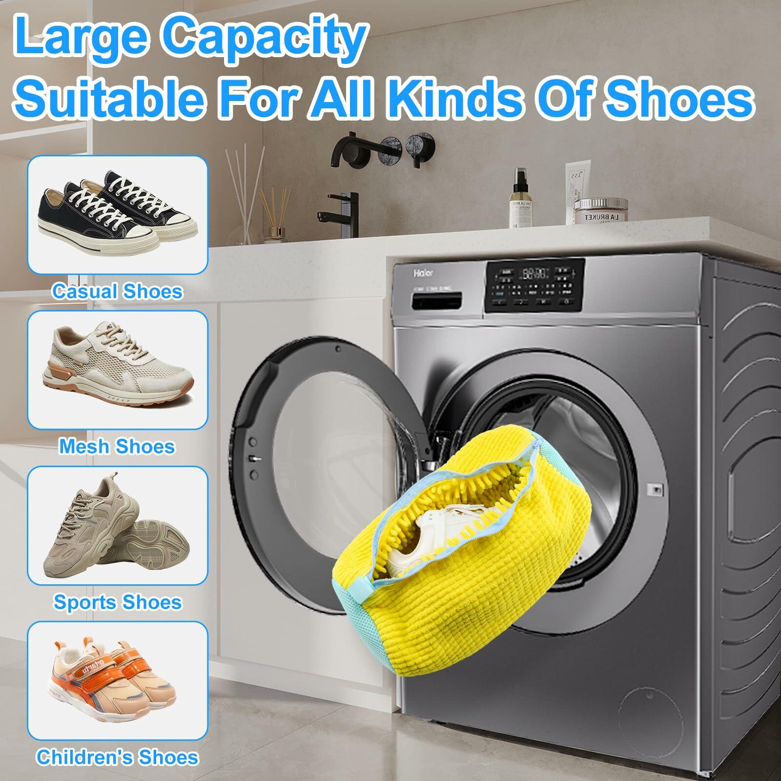 Generic Laundry Bag Yellow 1PCS Zipper Mesh Bag for Washing Machine