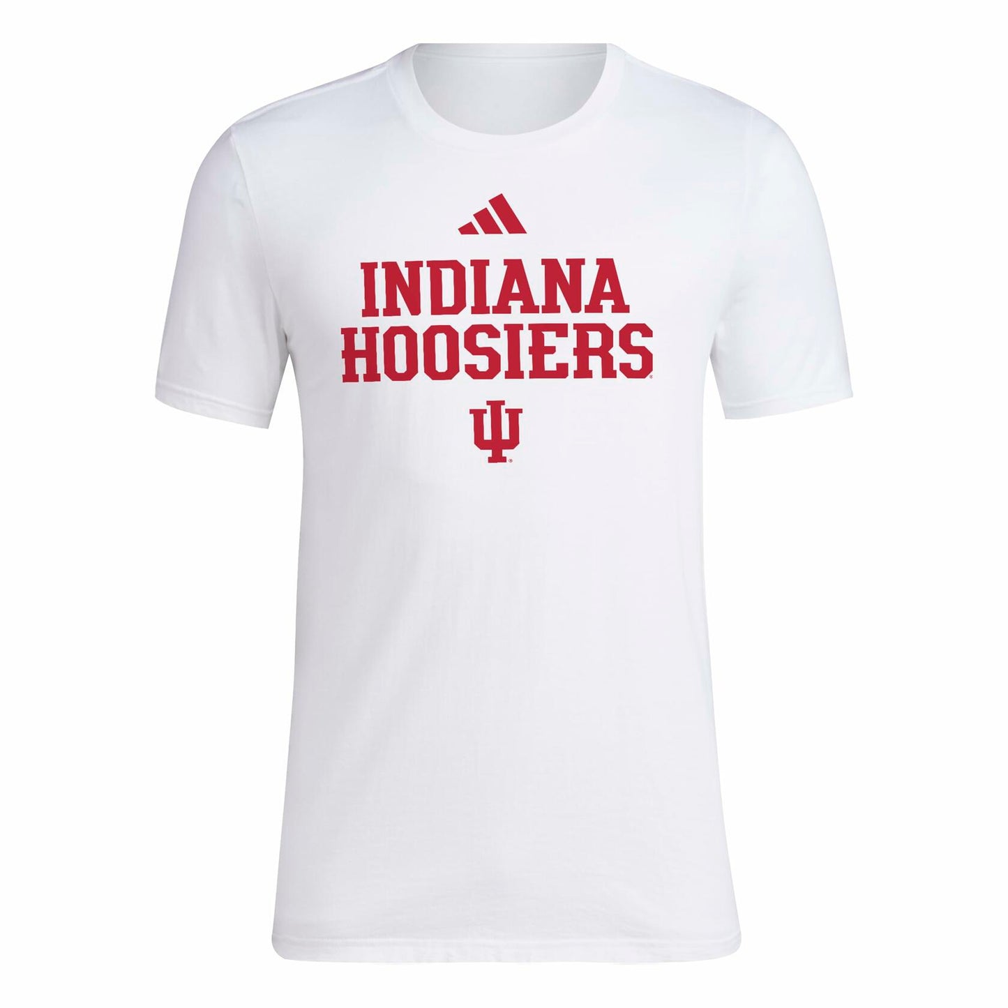 adidas NCAA Fresh Team Men's T-Shirt White Indiana University S-XL