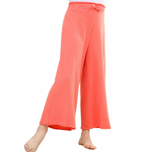 V.&GRIN Girls Wide-Leg Palazzo Pants Coral Size 7-16
