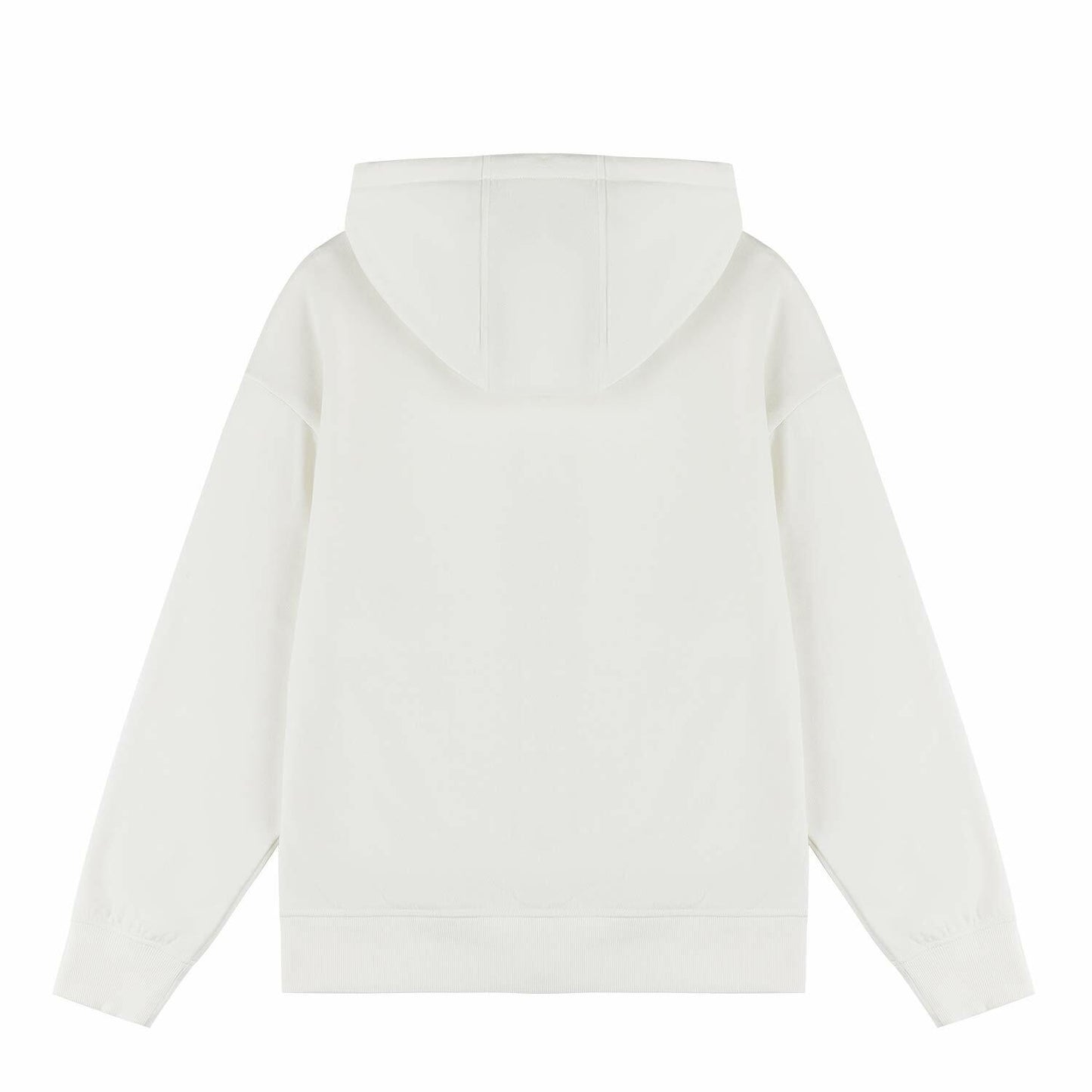 AMERICLOUD Women's Soft Brushed Fleece Zip Up Hoodie White XXL New