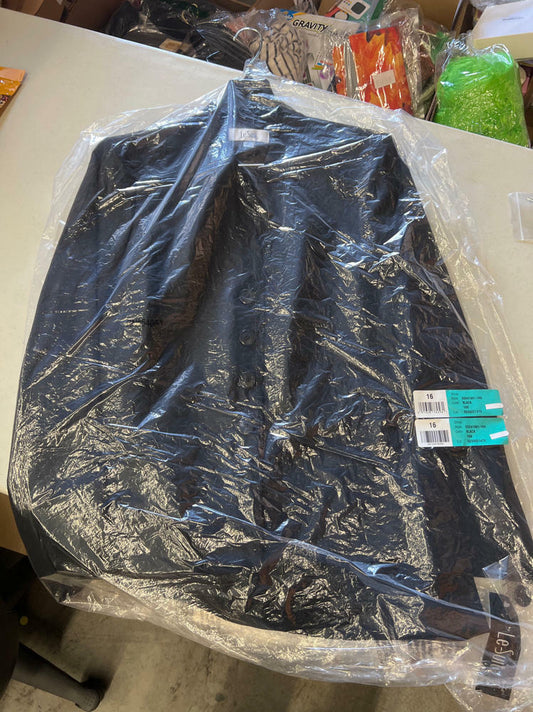 Le Suit Women's Black Jacket & Skirt Suit, Size 16, 2pc, NWT