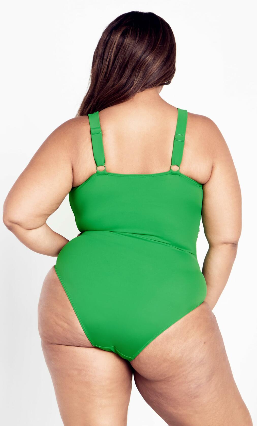 EVANS Women's Icon 1 Piece Emerald Swimsuit Size 16