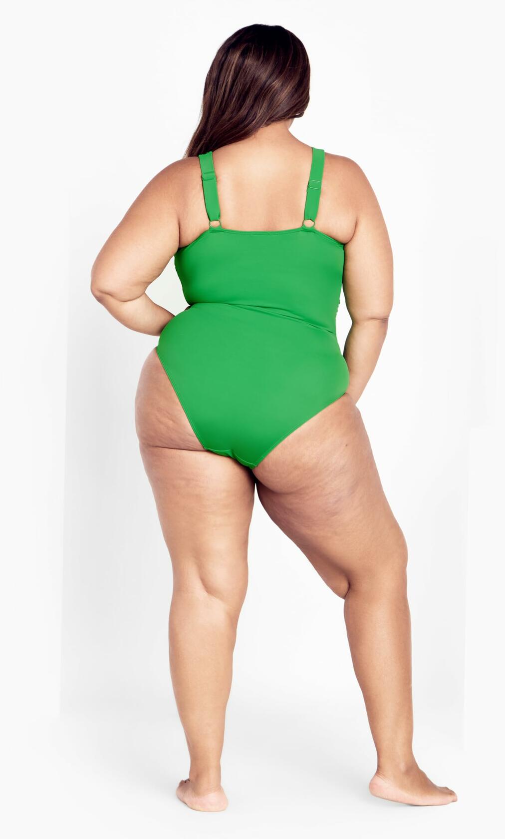EVANS Women's Icon 1 Piece Emerald Swimsuit Size 16