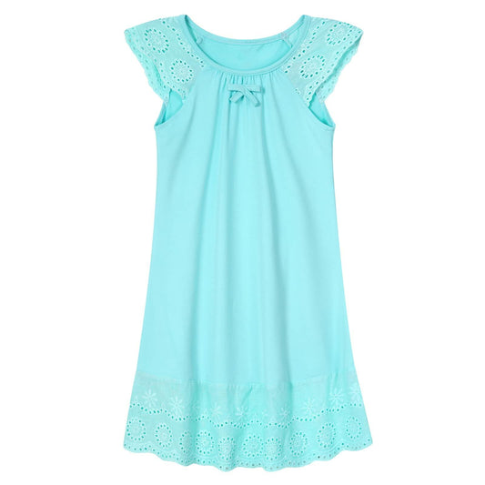 Vieille Kids Nightgown Turkey Print Soft Girls Sleepwear Size 10-12