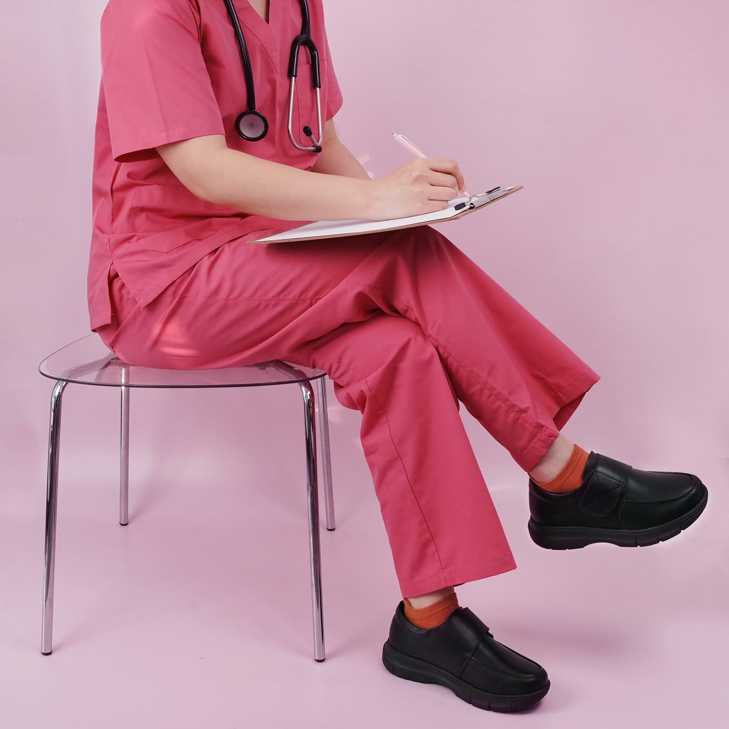 Hawkwell Women's Strap Lightweigh ,Black Synthetic,5 M US