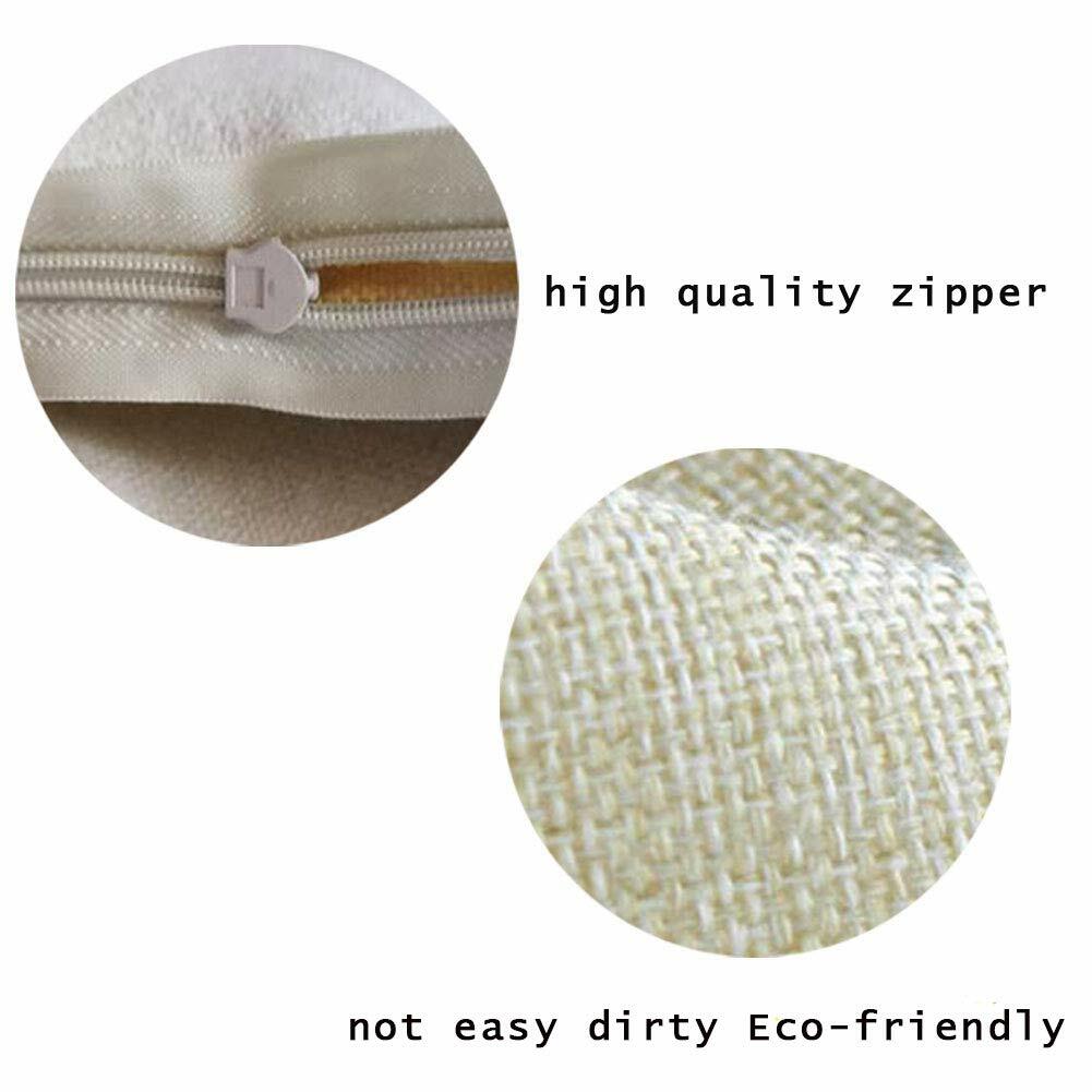 Hopyeer 18x18 AF-Ball Vintage Football Pillow Cover Cotton Linen Throw