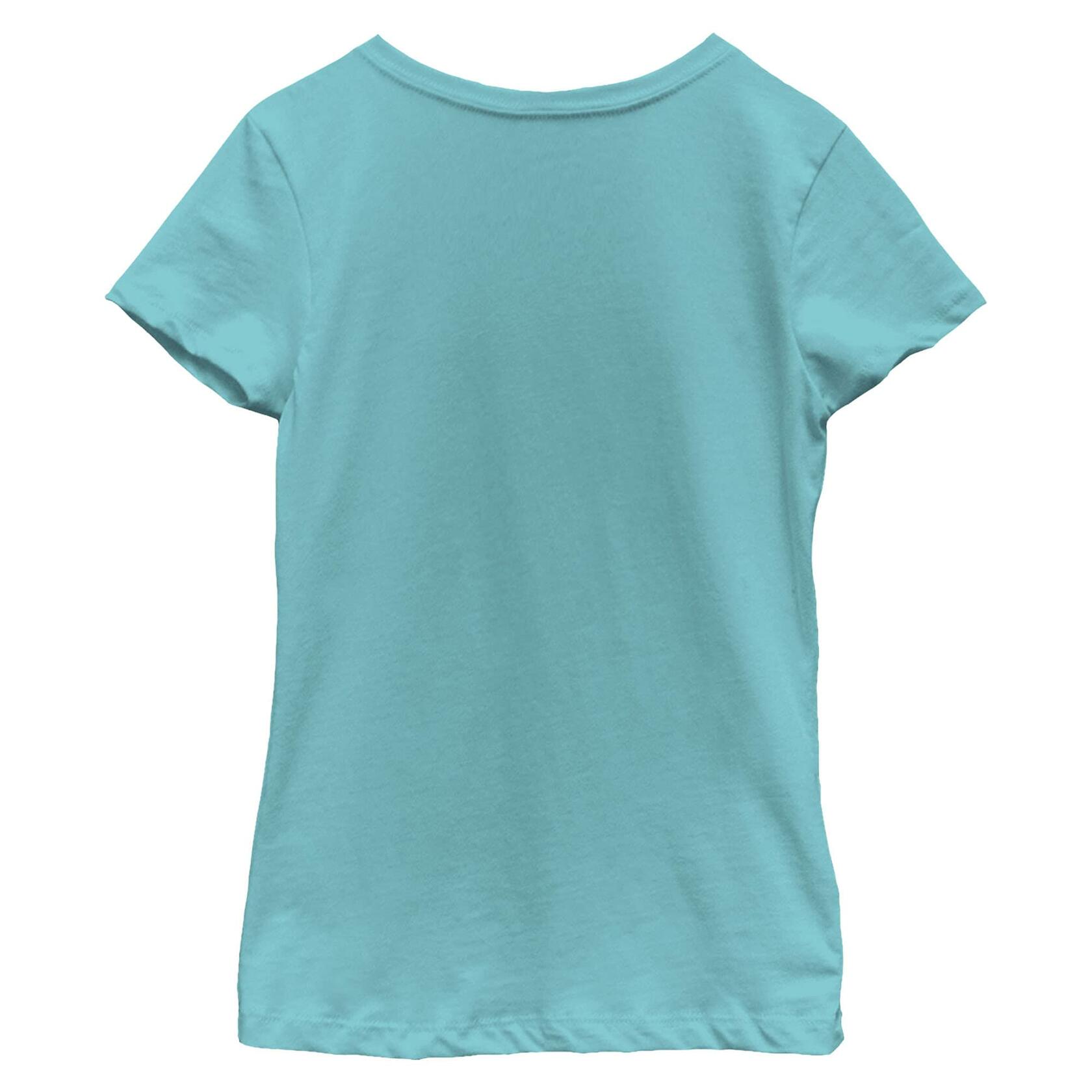 Disney Girl's Best Day T-Shirt Medium Tahiti Blue Girls Apparel