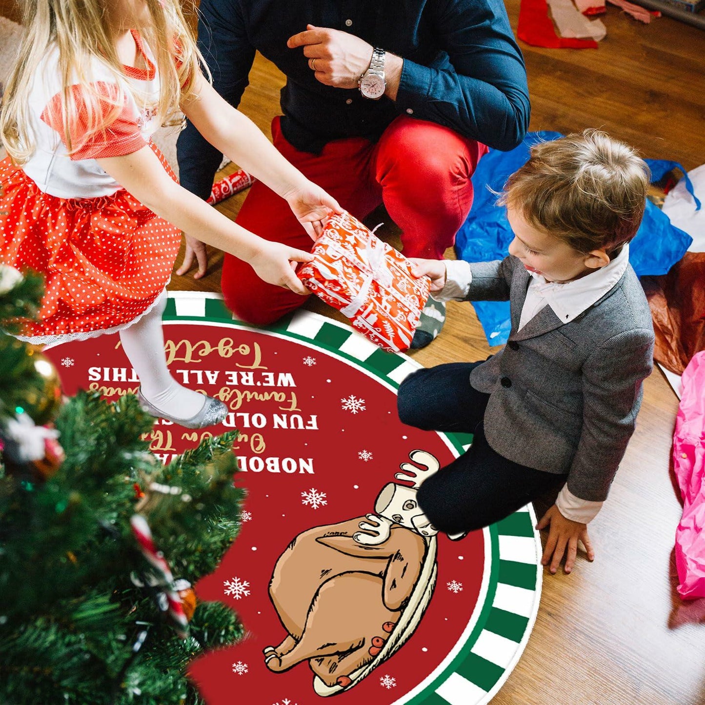 Christmas Vacation Griswold Family 48" Tree Skirt Xmas Decor Gift