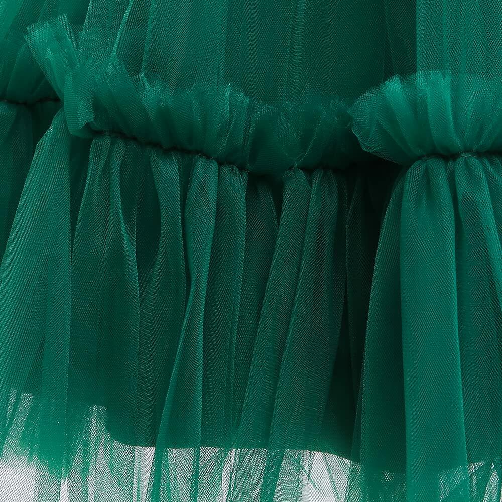 guchoo Girls Christmas Flower Ball Gown Dress Green, Size 12-18 months
