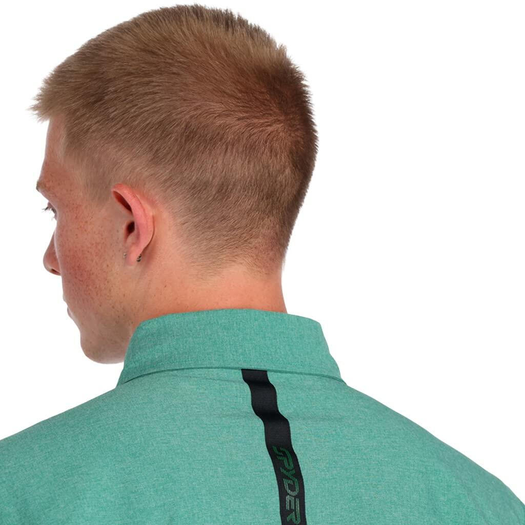 Spyder Mens Canyon Short Sleeve Shirt Verdant Green – Size Medium