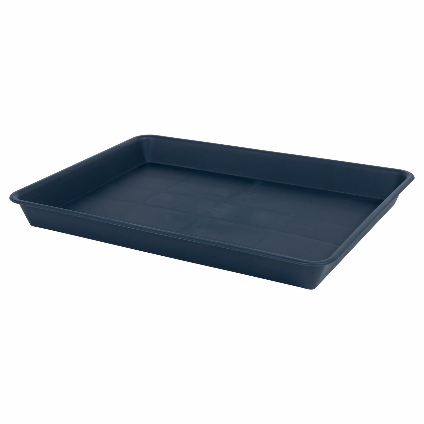 VUWEZ Plant Saucer Tray 11x9in, Heavy Sturdy Plastic Drainage Tray, 1 Pack
