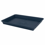 VUWEZ Plant Saucer Tray 11x9in, Heavy Sturdy Plastic Drainage Tray, 1 Pack