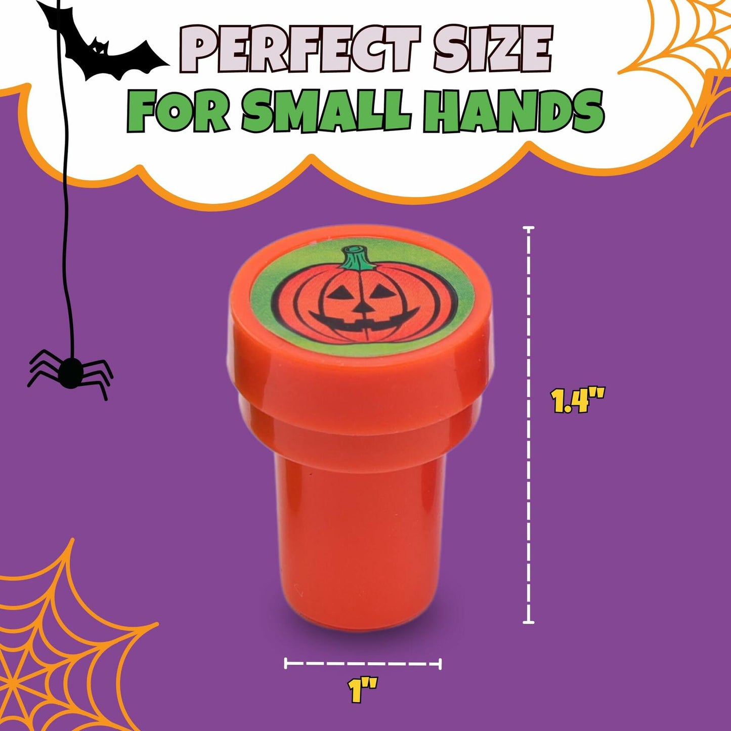 Srenta Halloween Stamps 24 Pcs Assorted Self Ink Kids Crafts Bulk Party Favors