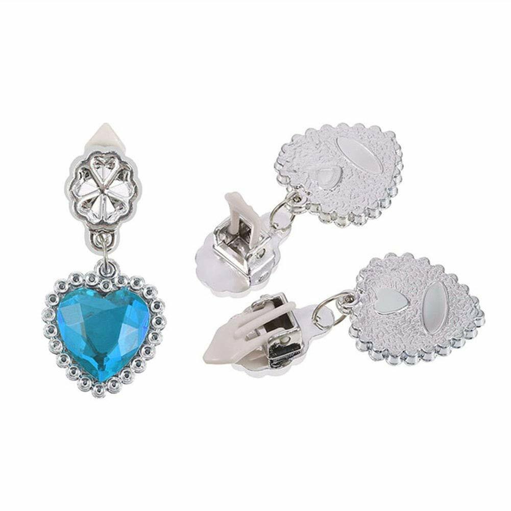 AMOR 8PCS Princess Dress Up Jewelry Set Toddler Girls Gloves Tiara