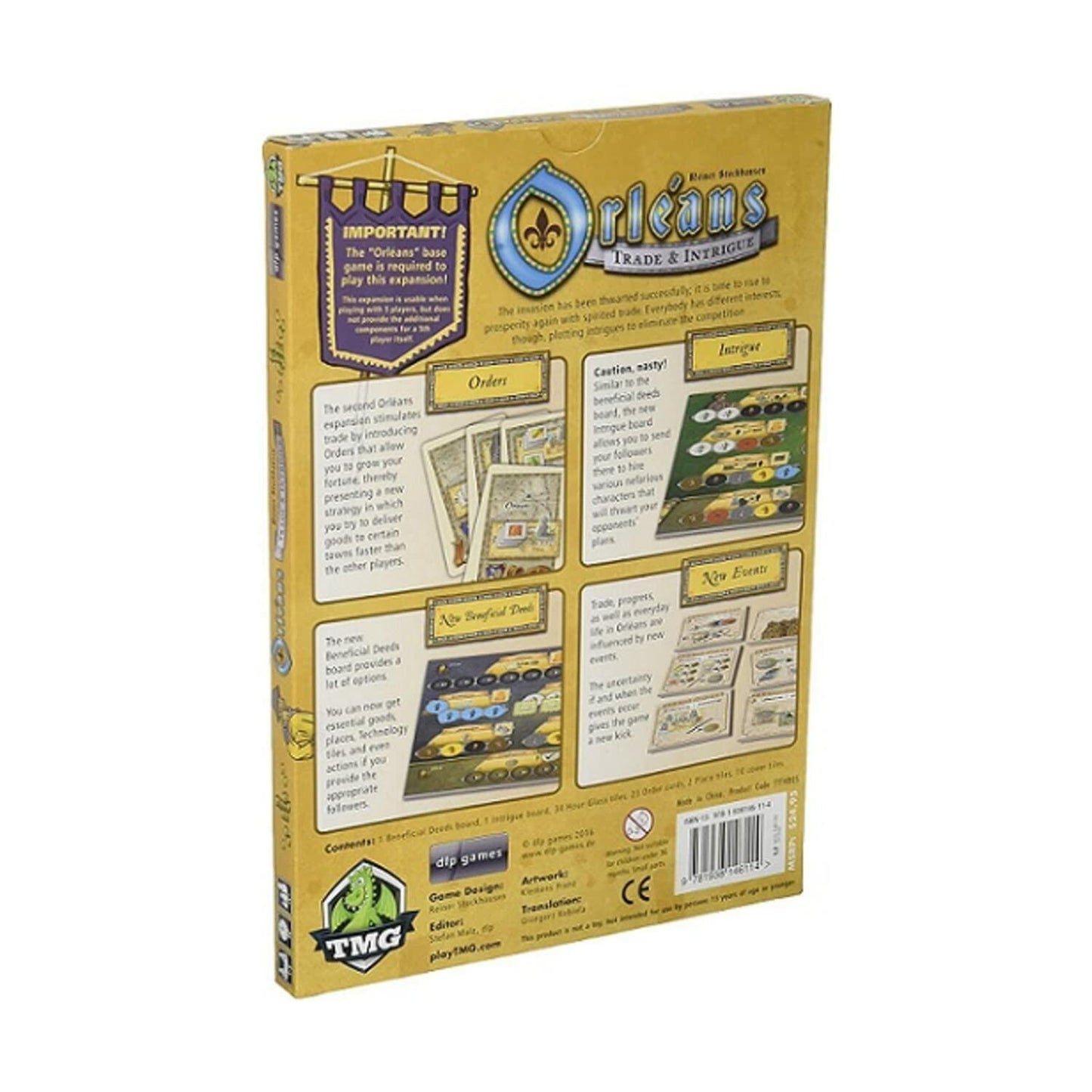 Tasty Minstrel Games Orléans Trade & Intrigue Expansion Board Game