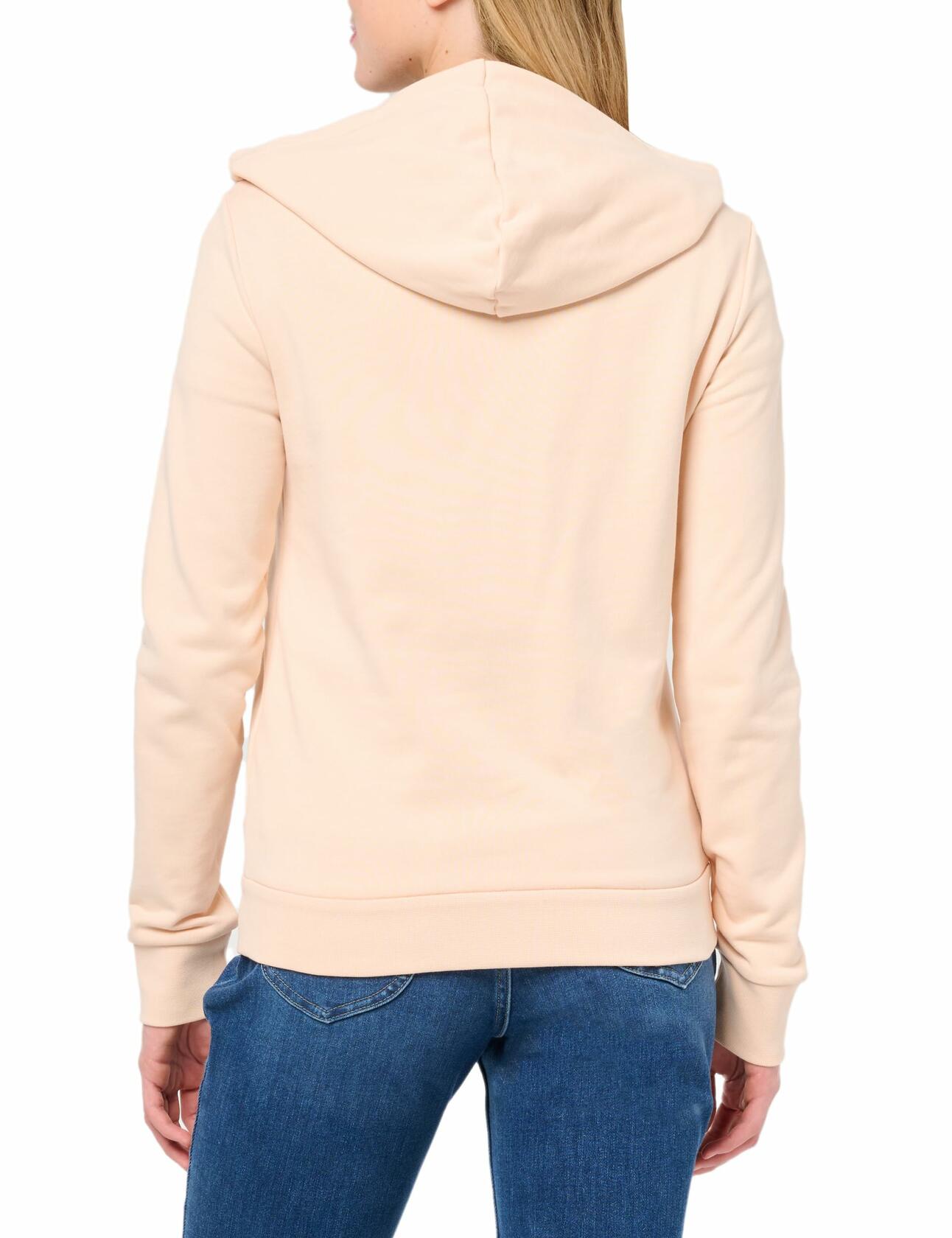 A|X Armani Exchange Women's Icon Zip Up Hooded Sweatshirt Sunrise XL