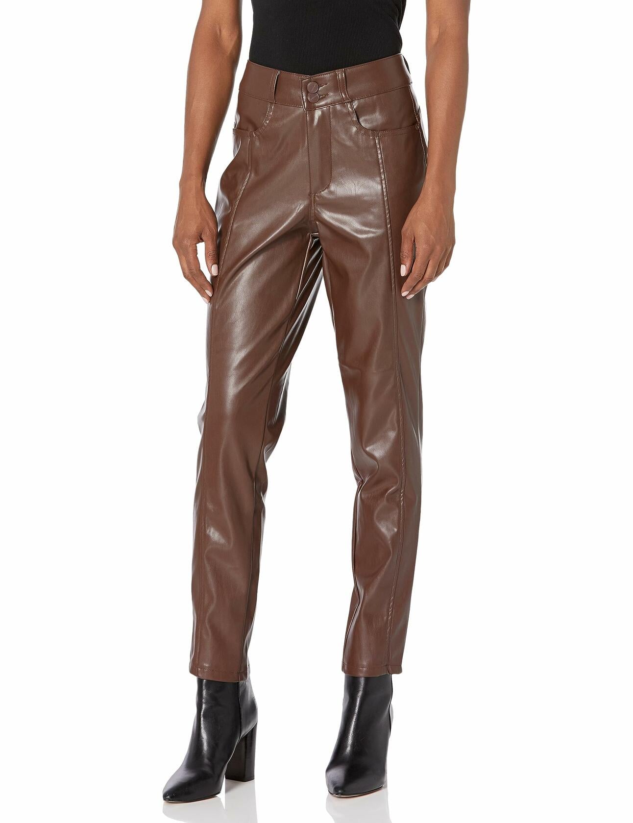 Dollhouse Women's Curvy Skinny Brown High Rise Jeans Size 5/6